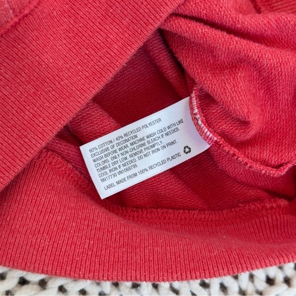 Cat & Jack Red and White Heart Design Toddler Sweater 2T - Picture 5 of 6